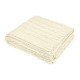 Cable Knit rPET Chenille Blanket, 50" x 60"