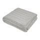Cable Knit rPET Chenille Blanket, 50" x 60"