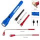 Telescopic Rechargeable Recycled Aluminum Flashlight w/ Magnet 2.0