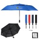 Telescopic rPET Wind Resistant Umbrella, 42" Arc