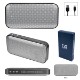 Cutter & Buck® Aluminum Suede Speaker & Power Bank, 5000mAh