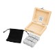 Whiskey Stone Ice Cubes in FSC® Bamboo Box
