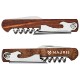 Waiter's 3-in-1 Bottle Opener w/ Wooden Handle