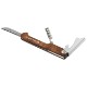 Waiter's 3-in-1 Bottle Opener w/ Wooden Handle