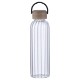 Eos Glass Bottle w/ Bamboo Lid, 21oz.