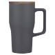 Element Ceramic Mug w/ Wood Lid, 18oz.