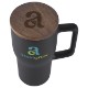 Element Ceramic Mug w/ Wood Lid, 18oz.