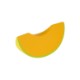 Cantaloupe Slice Shape Stress Reliever