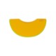 Cantaloupe Slice Shape Stress Reliever