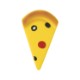 Pizza Slice Shape Stress Reliever
