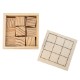Wooden Tic-Tac-Toe Game