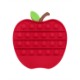 Push Pop Bubble Apple Shape Fidget Sensory Toy