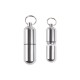 Aluminum Pill Holder Keychain