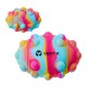 Football Push Pop Ball Toy