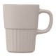 Ceramic Matte Finish Fluted Mug, 15 oz.