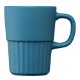 Ceramic Matte Finish Fluted Mug, 15 oz.