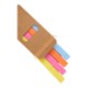 Square Recycled 4-Piece Highlighter Set