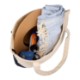 Color Accent 12oz. Recycled Cotton Zippered Tote