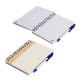 Camber Spiral Notebook w/ Colorful Sticky Notes & Pen, 7" x 5-3/8"