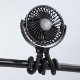 Twisty Rechargeable Portable Fan w/ Bendable Tripod Feet