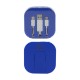 Tetra 4-in-1 Charging Cable w/ Recycled ABS Case & Built-In Phone Stand