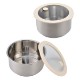 Prima Microwaveable Stainless Steel Bowl w/ Vented Glass Lid
