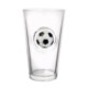 Soccer Glass with 3D soccer ball design, 14 oz.