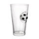 Soccer Glass with 3D soccer ball design, 14 oz.