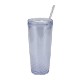 Clio Recycled Acrylic Straw Tumbler, 20oz.