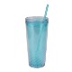 Clio Recycled Acrylic Straw Tumbler, 20oz.