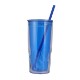 Luster Recycled Acrylic Straw Tumbler, 16oz.
