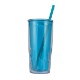 Luster Recycled Acrylic Straw Tumbler, 16oz.