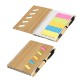 Bamboo Soft Spiral Notebook w/ Sticky Notes, 7" x 5-3/8"