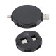 Quad 4-Port USB-C & USB-A Hub w/ Recycled ABS Case
