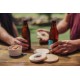 Coasters with Bottle Openers, Set of 4