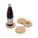 Coasters with Bottle Openers, Set of 4