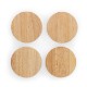 Coasters with Bottle Openers, Set of 4