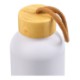 Tania Recycled Plastic Bottle w/ FSC® Bamboo Lid, 26oz.