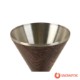 Snowfox® Double Wall Steel Stemmed Martini Glass, 8 oz.