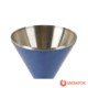 Snowfox® Double Wall Steel Stemmed Martini Glass, 8 oz.