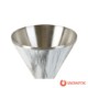 Snowfox® Double Wall Steel Stemmed Martini Glass, 8 oz.
