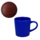 Ceramic Mug with Wooden Lid, 16 oz.
