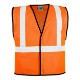Kishigo® Hook & Loop Mesh No Pocket Unisex Vest