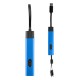 Recycled Aluminum Retractable Travel Charging Cable