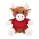 Heidi Highland Cow Plush w/ Shirt, 6"