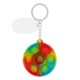 Push Pop Bubble Round Fidget Sensory Key Chain