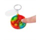 Push Pop Bubble Round Fidget Sensory Key Chain