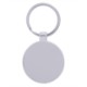 Bamboo & Metal Round Key Chain