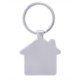Bamboo & Metal House Key Chain
