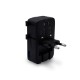Respite Ultra Slim 25W International Travel Adapter